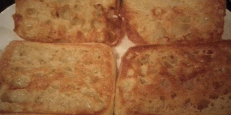 Mybusyretiredlife.com Buttered and Toasted on the griddle