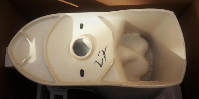 Mybusyretiredlife.com toilet replacement unpacking bowl