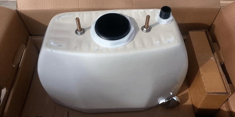 Mybusyretiredlife.com toilet replacement unpacking tank