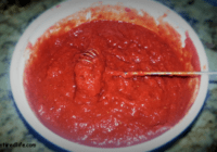 Mybusyretiredlife.com homemade pizza sauce finished pizza sauce