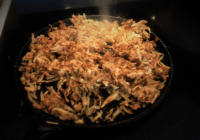 Hash Brown Potatoes The finished hash browns