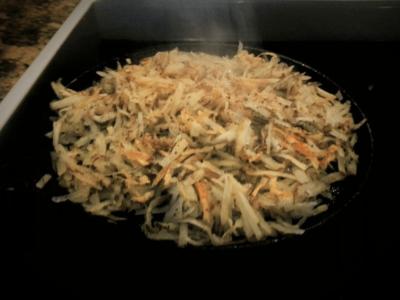 Hash Brown Potatoes Turn To Coat Potatoes In Oil And Mix In The Spices