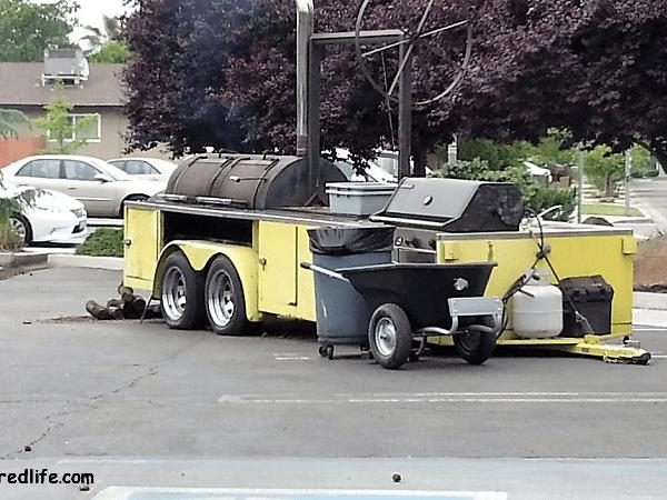 My Lunch in Fresno Mikes Grill Smoker