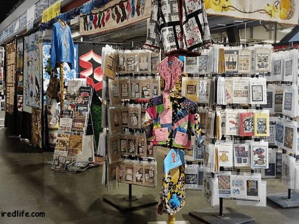 The quilt show experience One vendors booth