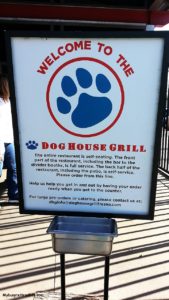 dog house grille seating guide lines