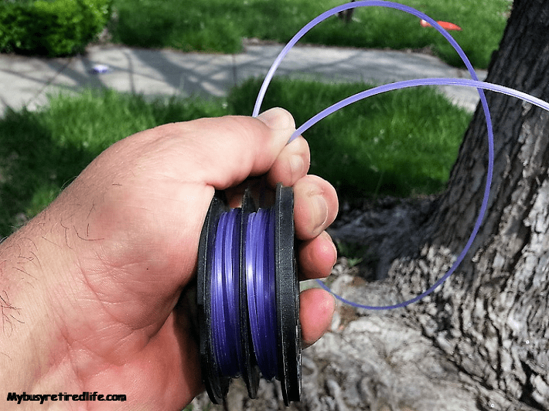 Stringing a Weed Eater · My Busy Retired Life