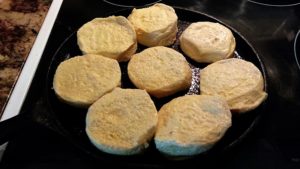 Perfect canned biscuits raw biscuits on comal