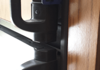 Storing your RV refrigerator Door propped open for venting