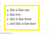 Numbered list in reverse order numbered list in reverse order cover