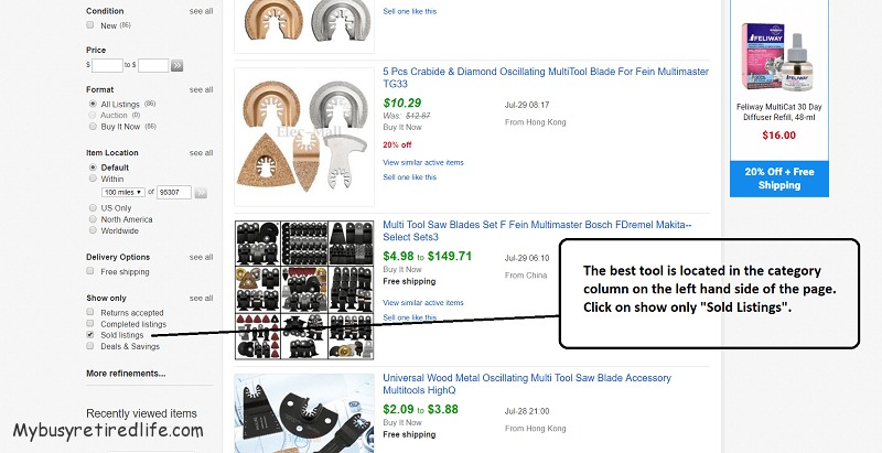 Whats my ebay item worth screenshot what is being paid tool