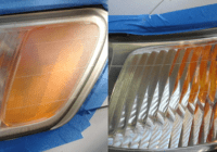 before and after headlight lens