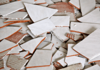 Broken tile
