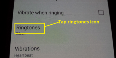 tap ringtones icon