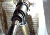 Faucet from underneath