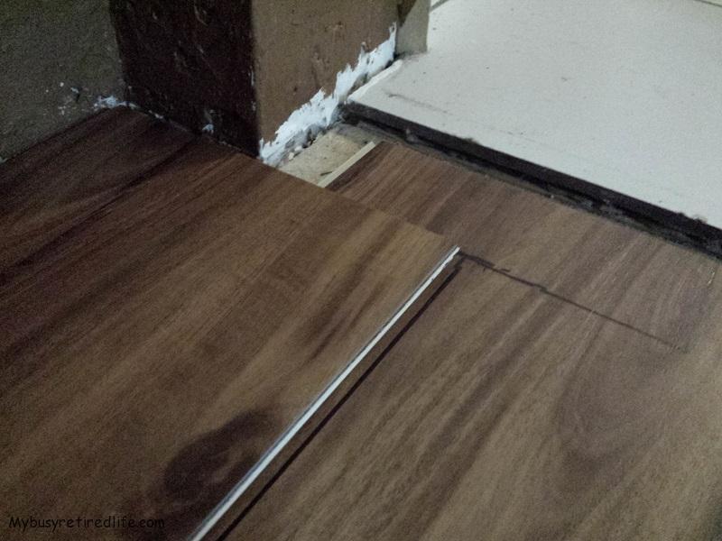 Scribing Flooring My Busy Retired Life, How To Install Laminate Flooring On Uneven Walls