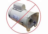 No single speed pool motors in California