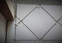 How to diagonal tile cuts cover photo mosaic in final position