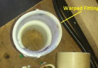 Warped Fitting Close-up