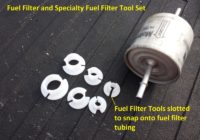 Fuel filter and special removal tool set